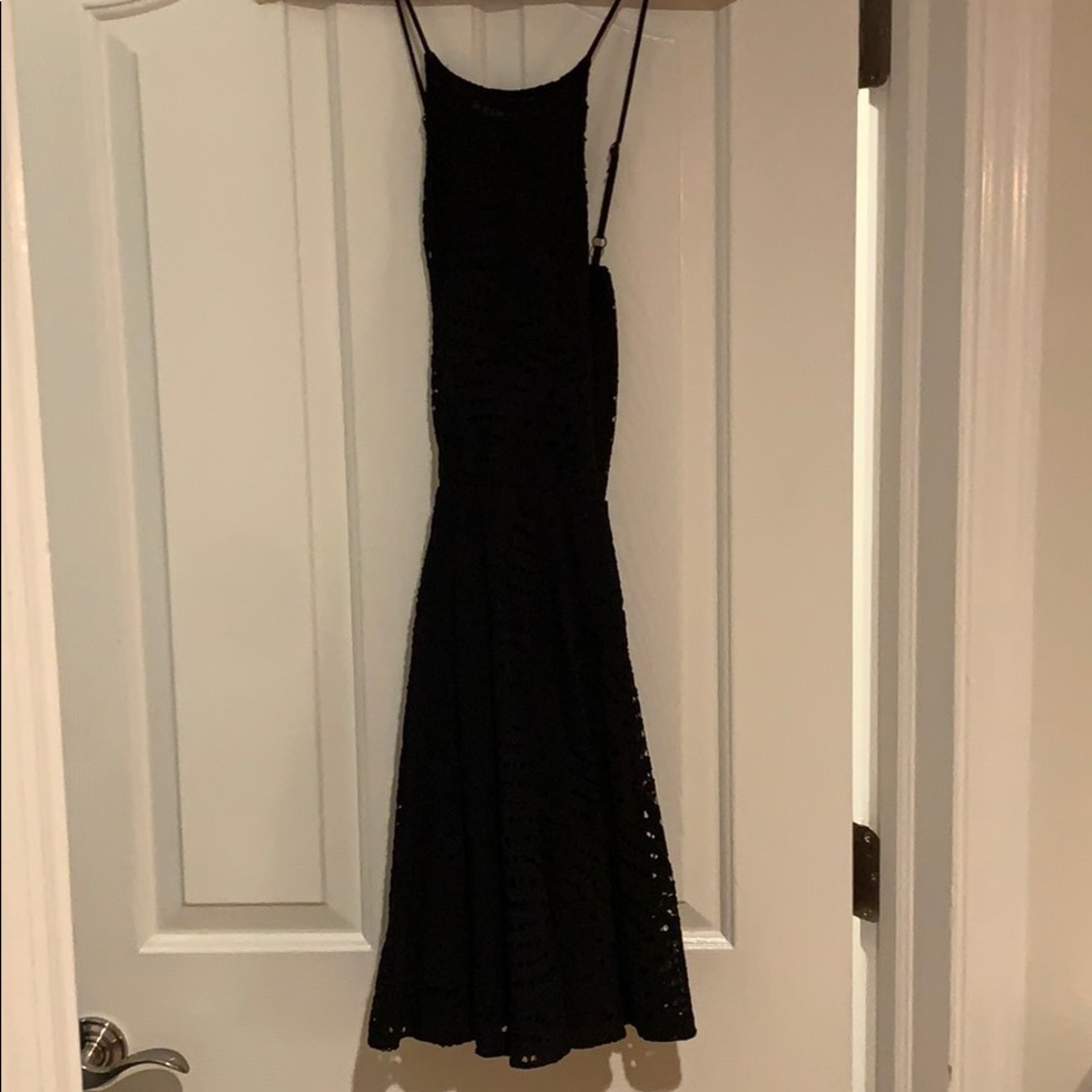 Black skater dress